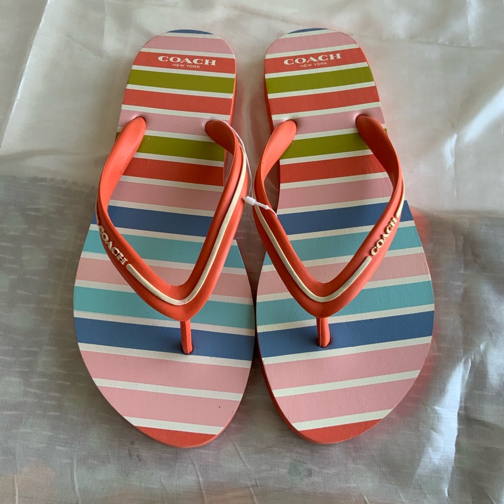 Coach Flip Flops sz 9 Brand New Price is FIRM